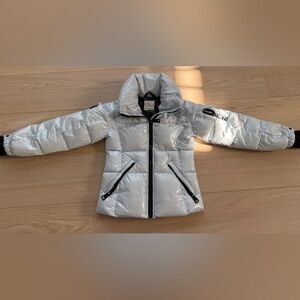 SAM. Kids Freestyle down  metallic Frost Puffer Coat
Small tear in the arm